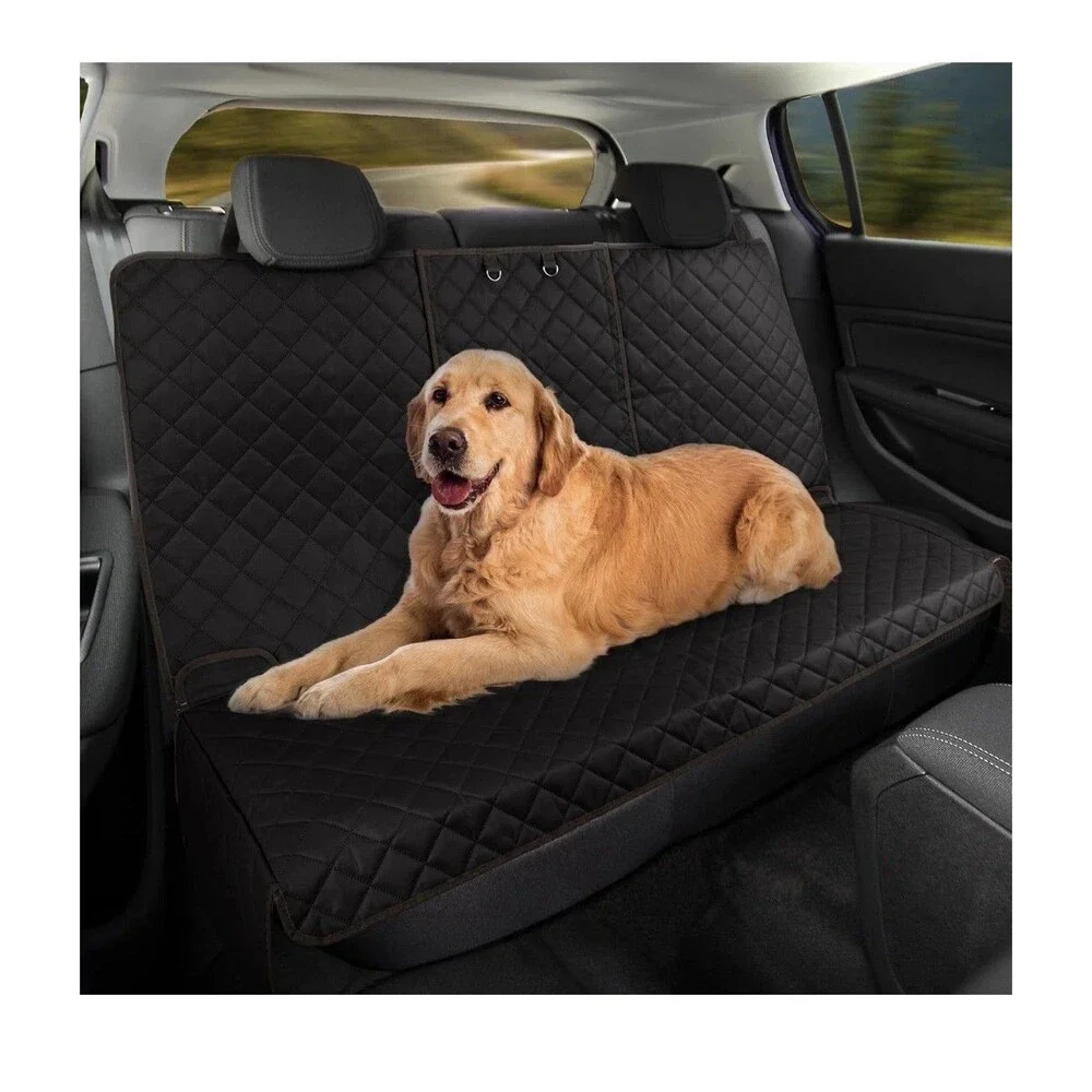 Petmaker Dog Pet Car Seat Cover Protector for Back Seat Water-Resistant Black